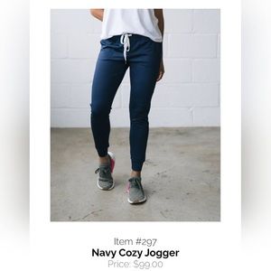 Brand new zyia cozy joggers.  Never worn  color navy